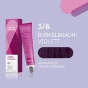 Londa Cremehaarfarbe 3/6 Dunkelbraun-violett 60ml