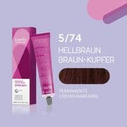 Londa Cremehaarfarbe 5/74 Hellbraun braun Kupfer 60ml