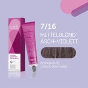 Londa Cremehaarfarbe 7/16 mittelblond asch-violett 60ml