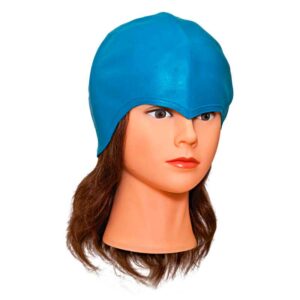 MEX Gummi-Straehnenhaube blau