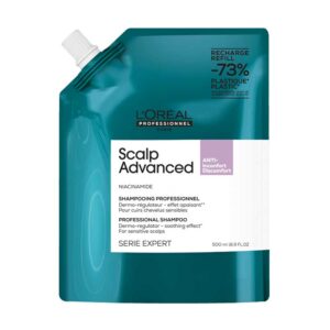 Serie Expert Anti-Discomfort Dermo-Regulator Shampoo, 500ml Refill