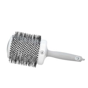 Blowout Shine Bürste weiß & grau 80 mm