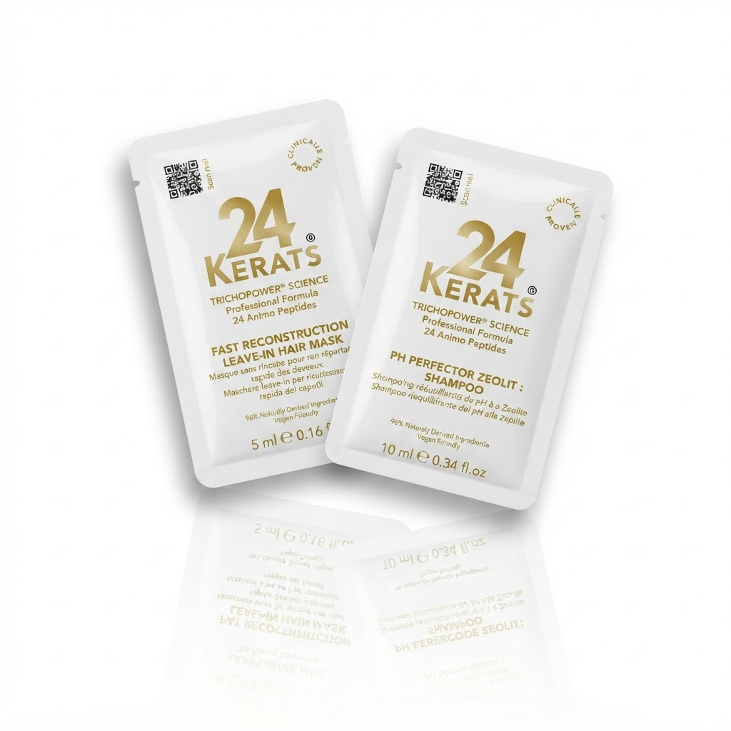 24KERATS Welcome Bundle Shampoo 10ml & Mask 5ml